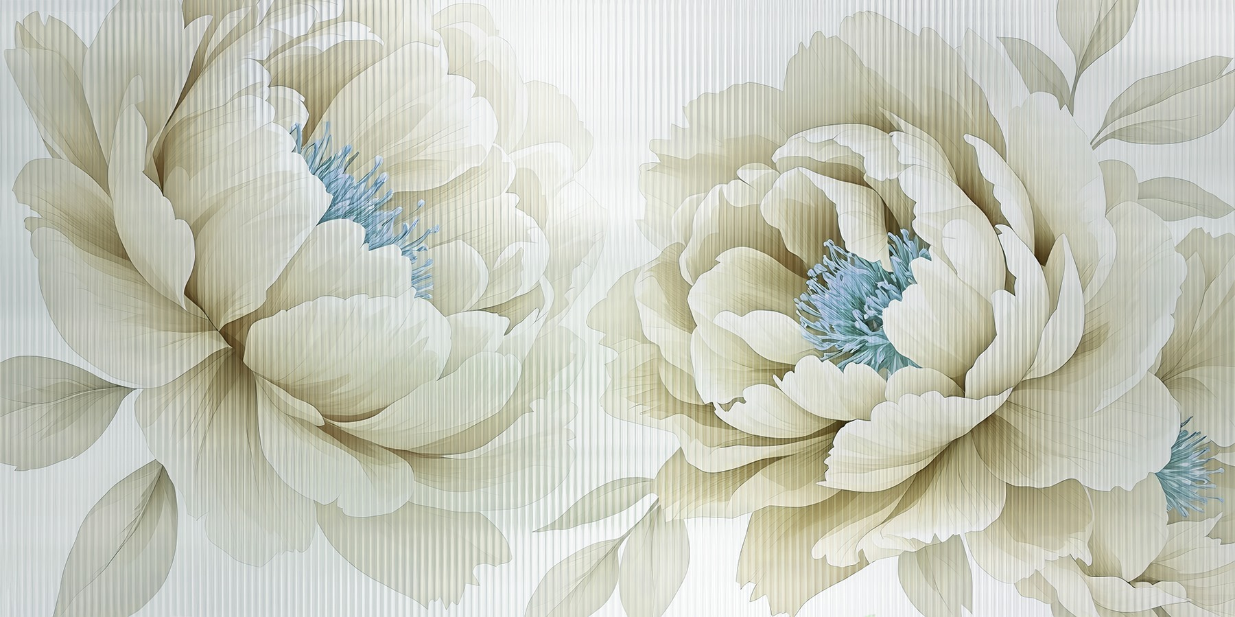 Delicate blooms in soft hues