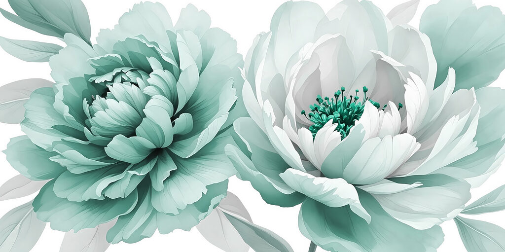 Elegância floral em tons suaves Elegância floral em tons suaves