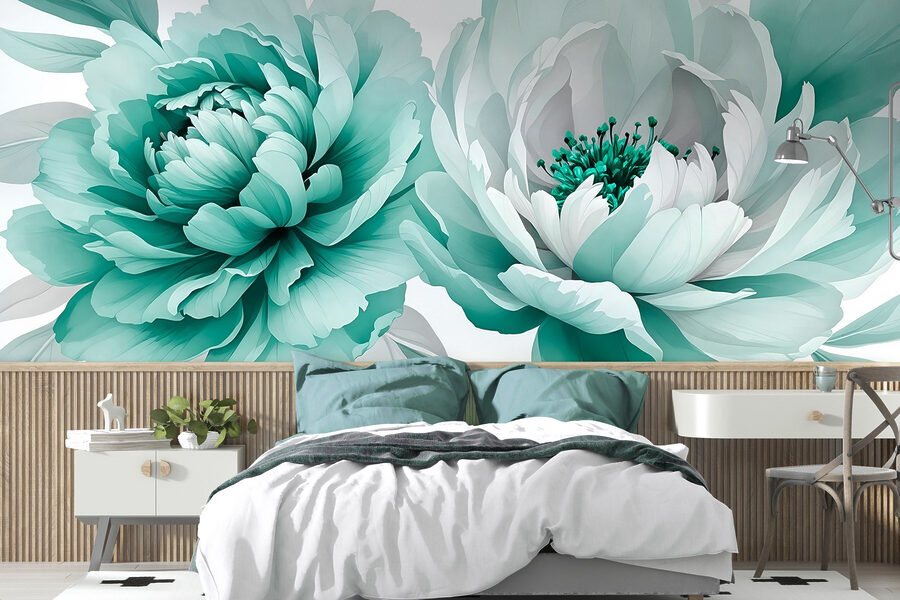 Elegância floral em tons suaves