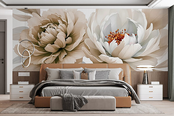 Flores delicadas em tons suaves Flores delicadas em tons suaves