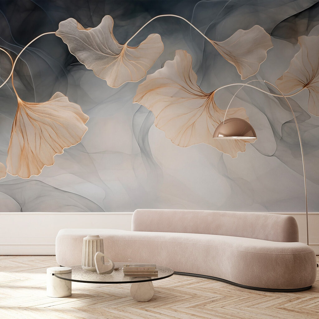 Delicate leaves on soft background Delicate leaves on soft background