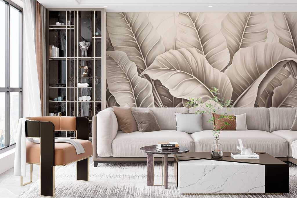 Natural textures in muted tones