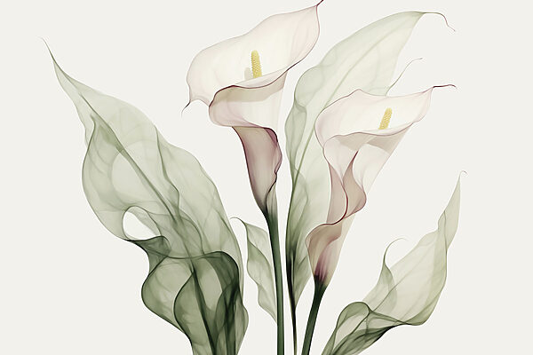 Flores delicadas em tons suaves Flores delicadas em tons suaves