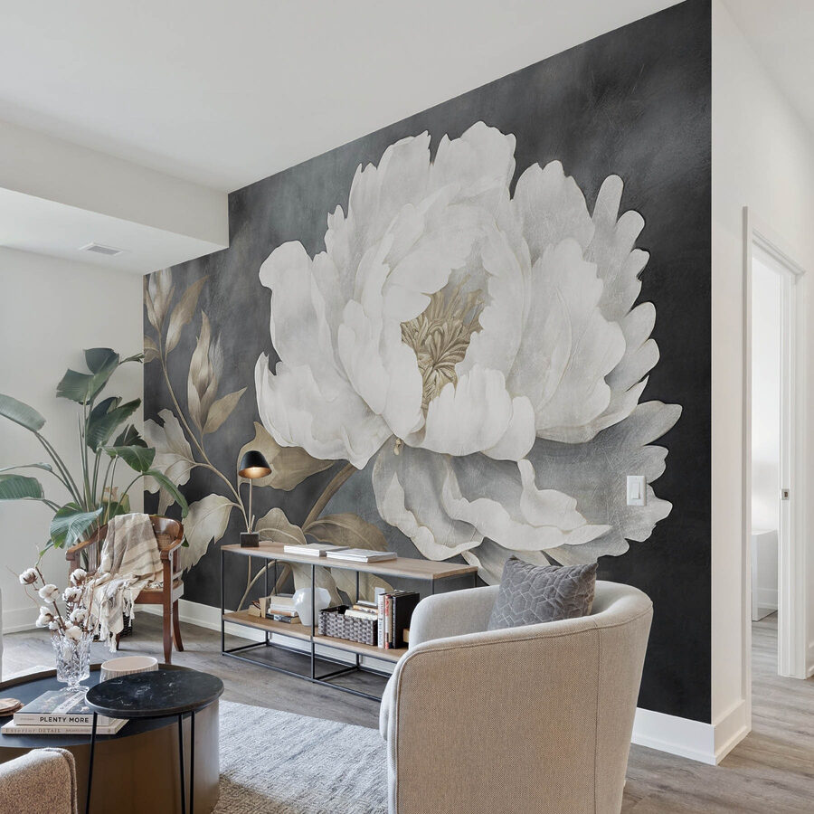 Beleza floral elegante em tons suaves
