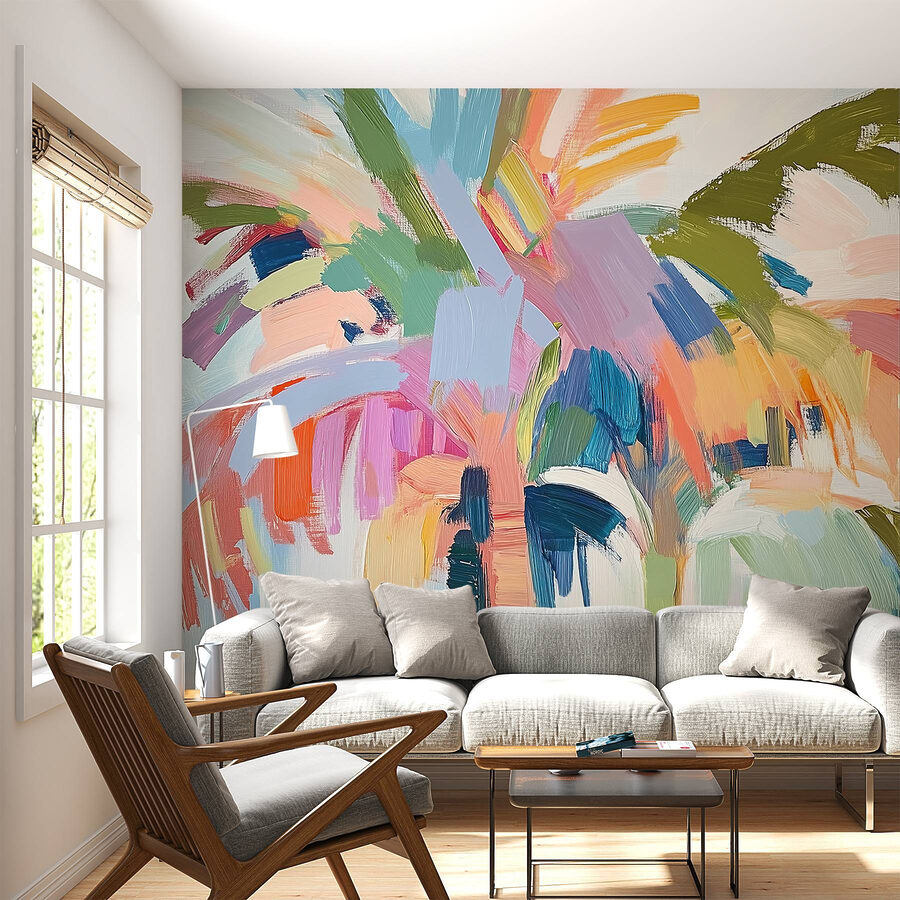Pintura de uma palmeira