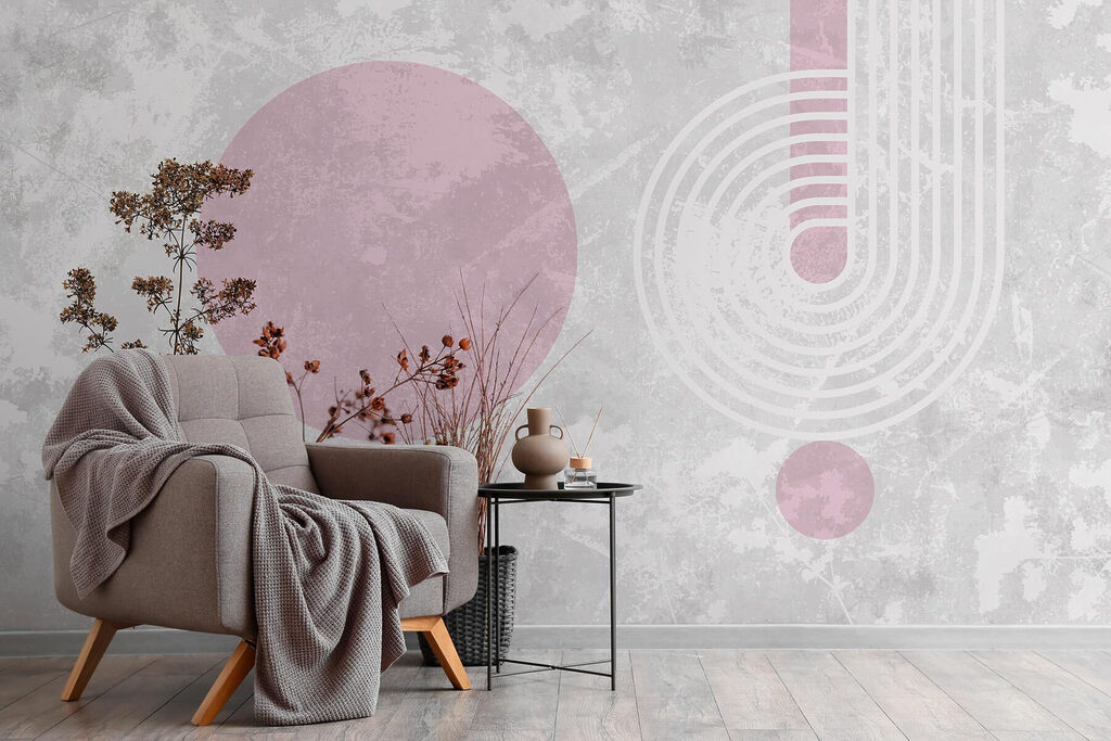 Plant with brown leaves and purple circles