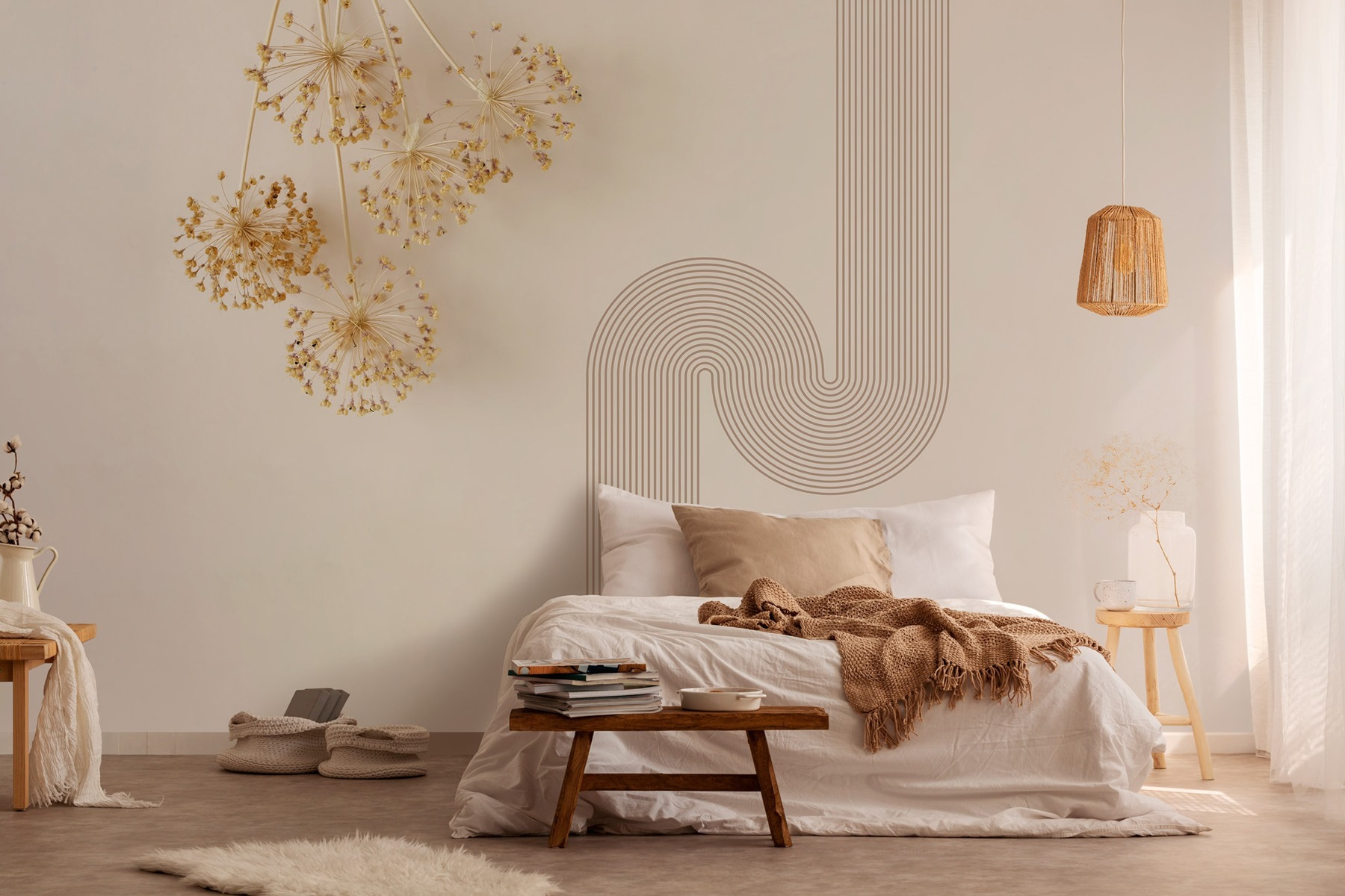 Wall with a bunch of dandelions Wall with a bunch of dandelions