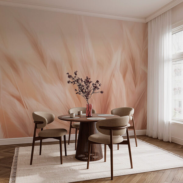 Gentle waves of soft feathers