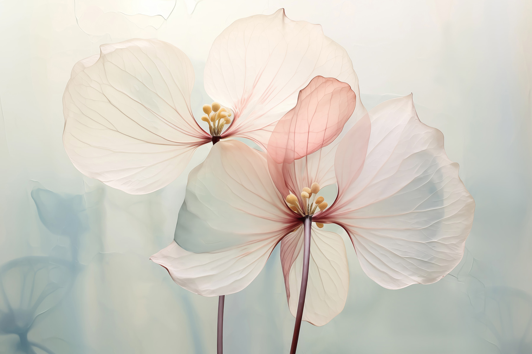 Delicate petals in soft hues Delicate petals in soft hues