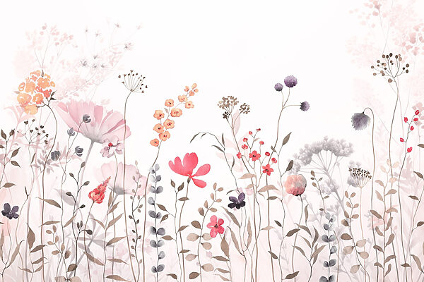 Pintura de flores e plantas Pintura de flores e plantas