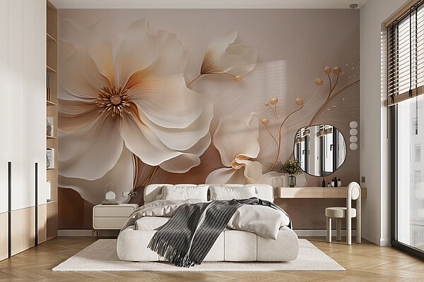 Flores delicadas em tons suaves Flores delicadas em tons suaves