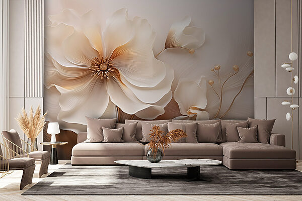 Flores delicadas em tons suaves Flores delicadas em tons suaves