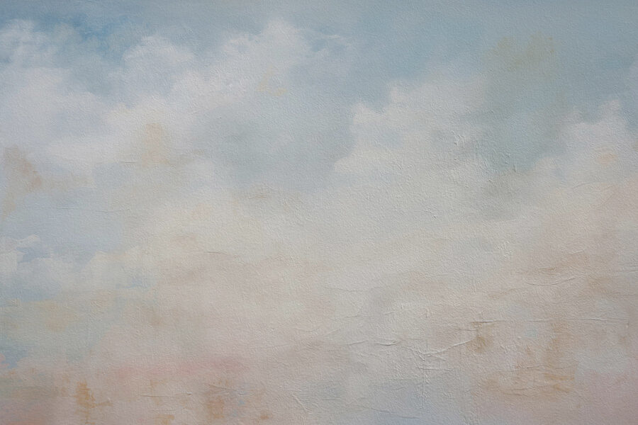 Céu azul com nuvens