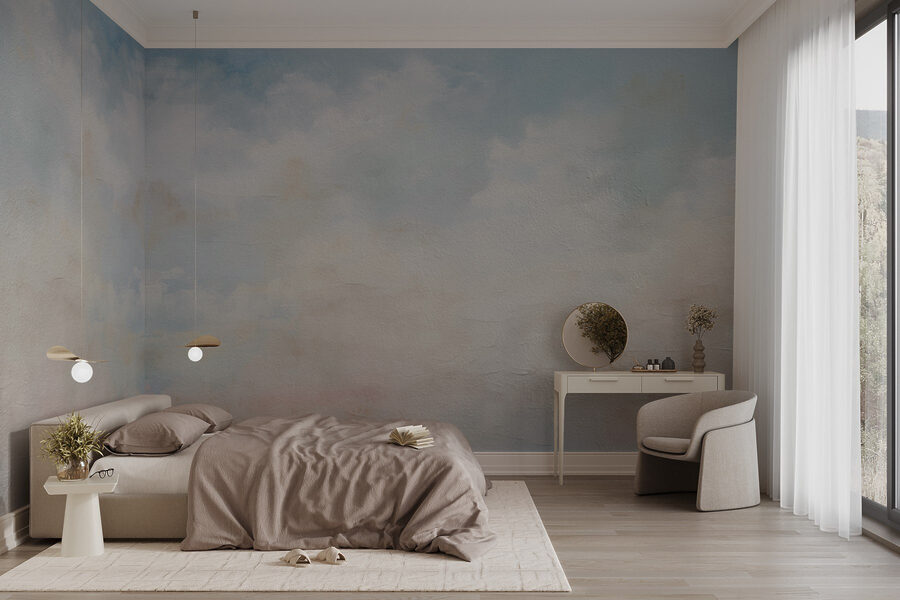 Céu azul com nuvens