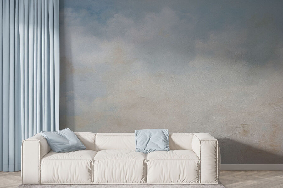 Céu azul com nuvens