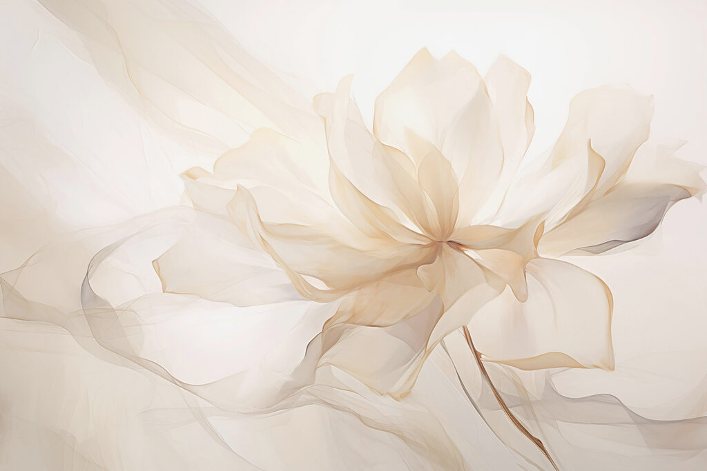 Delicate bloom in soft hues