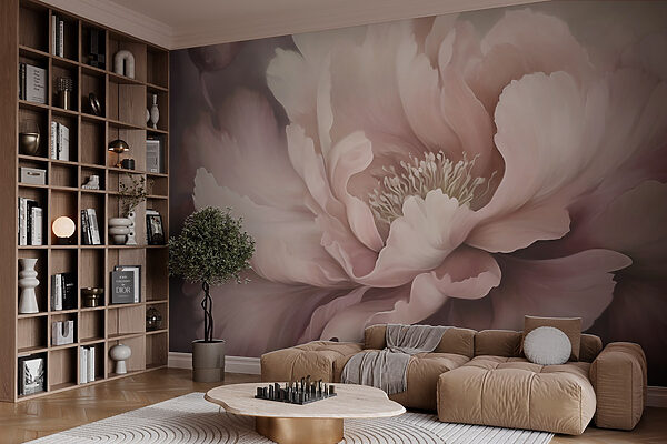 Delicate petals in soft hues