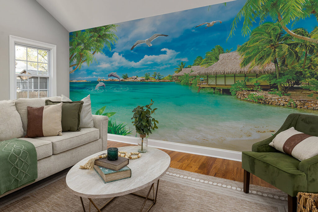 Praia com uma cabana e um casal de pássaros u26969pig11mr 1024x683 - Praia com uma cabana e um casal de pássaros
