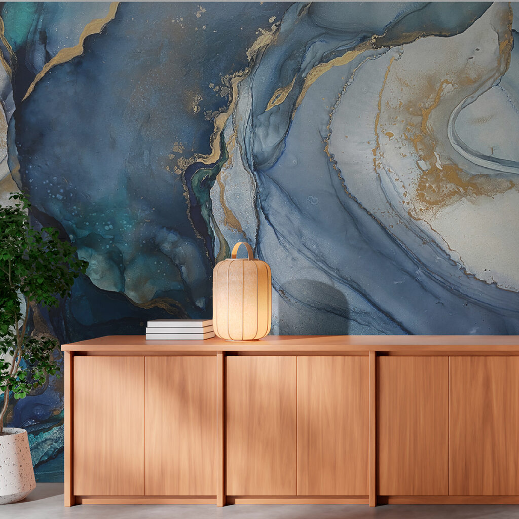 Azure waves embrace serene shores