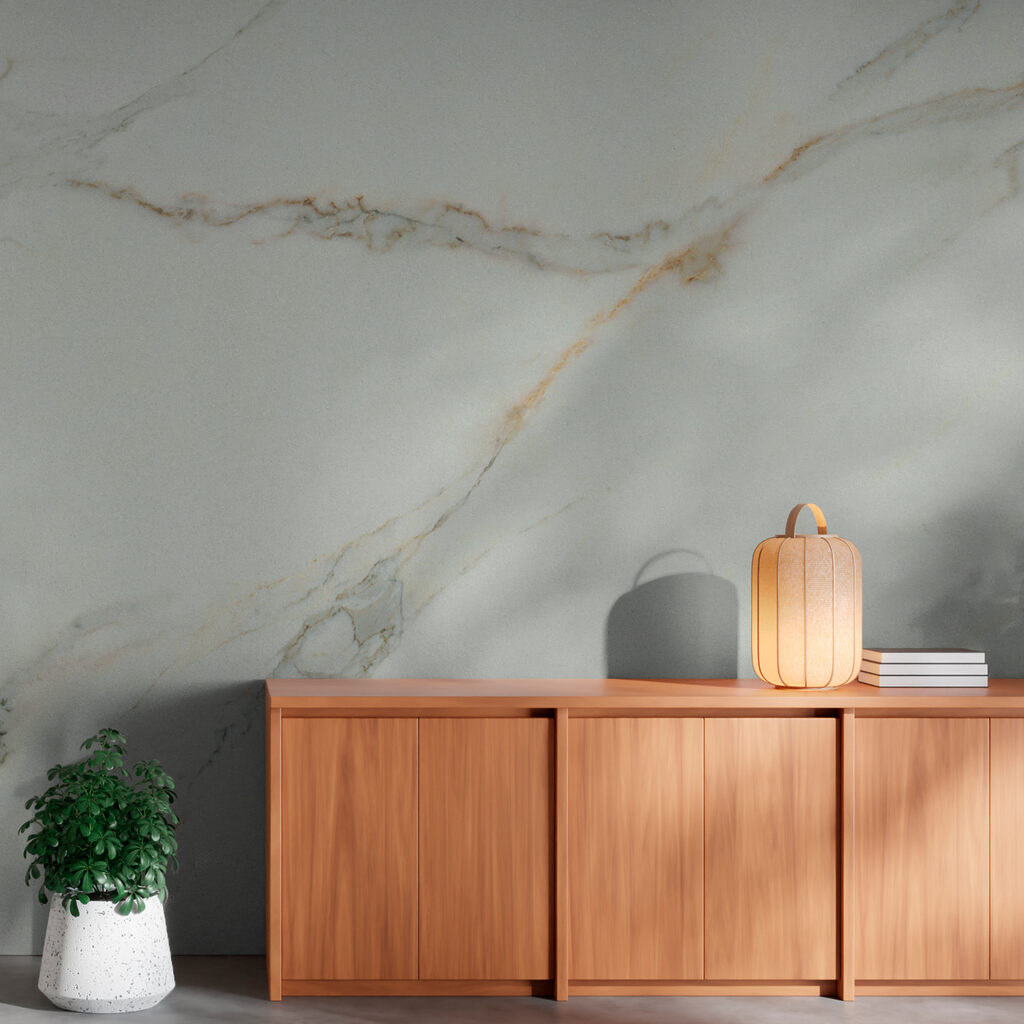 Elegant White Marble with Veins