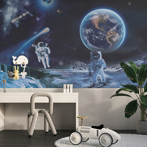 Astronauts on a moon Astronauts on a moon