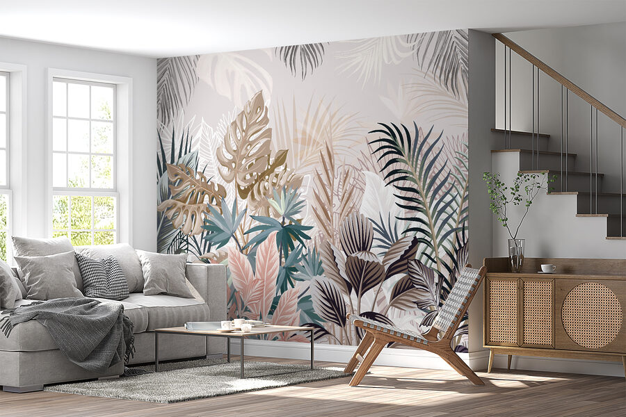 Grupo de plantas com folhas