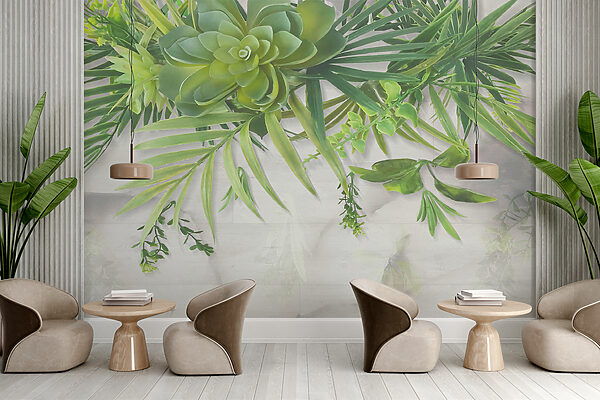 Planta verde com folhas Planta verde com folhas