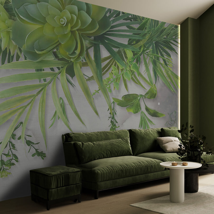 Papel de parede Planta verde com folhas - Image 12