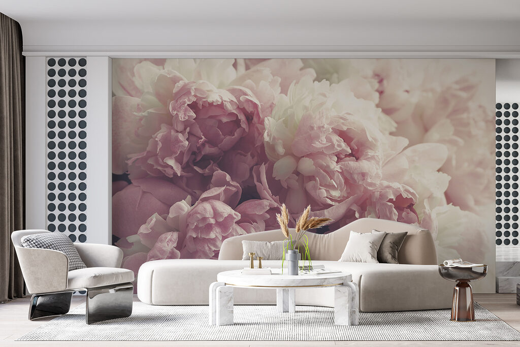 Delicate blooms in soft pastel hues Delicate blooms in soft pastel hues