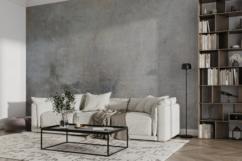 Grey and white surface