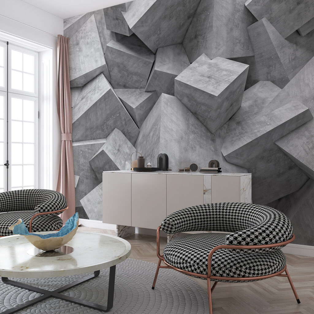 Group of cubes stacked together Group of cubes stacked together