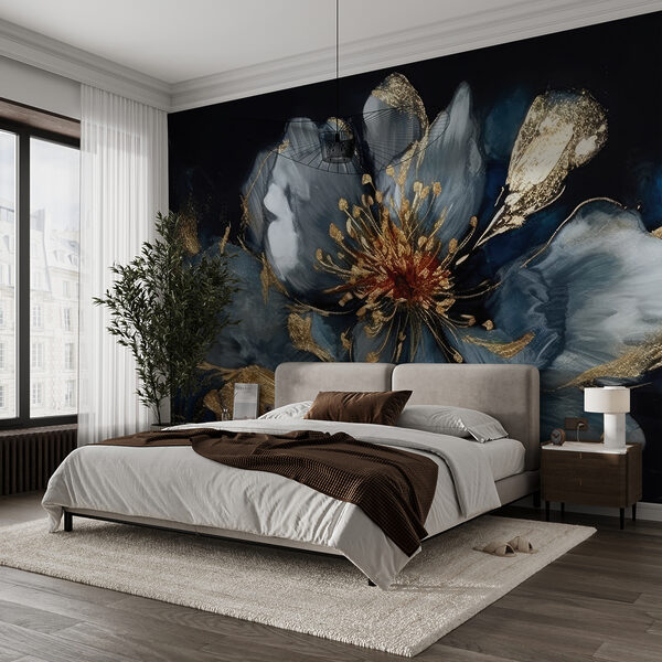 Pintura de uma flor Pintura de uma flor