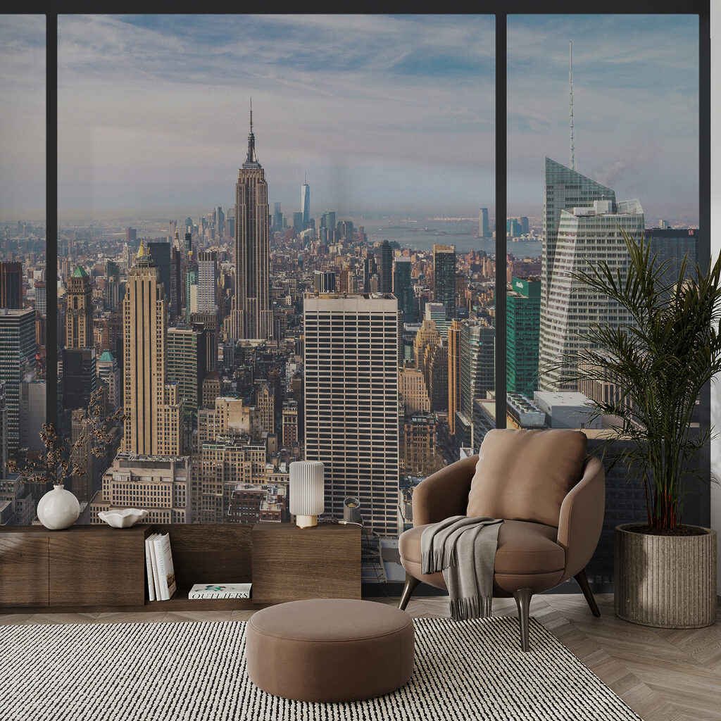 City with tall buildings City with tall buildings