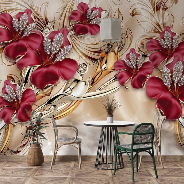 Elegant floral design with intricate details Elegant floral design with intricate details