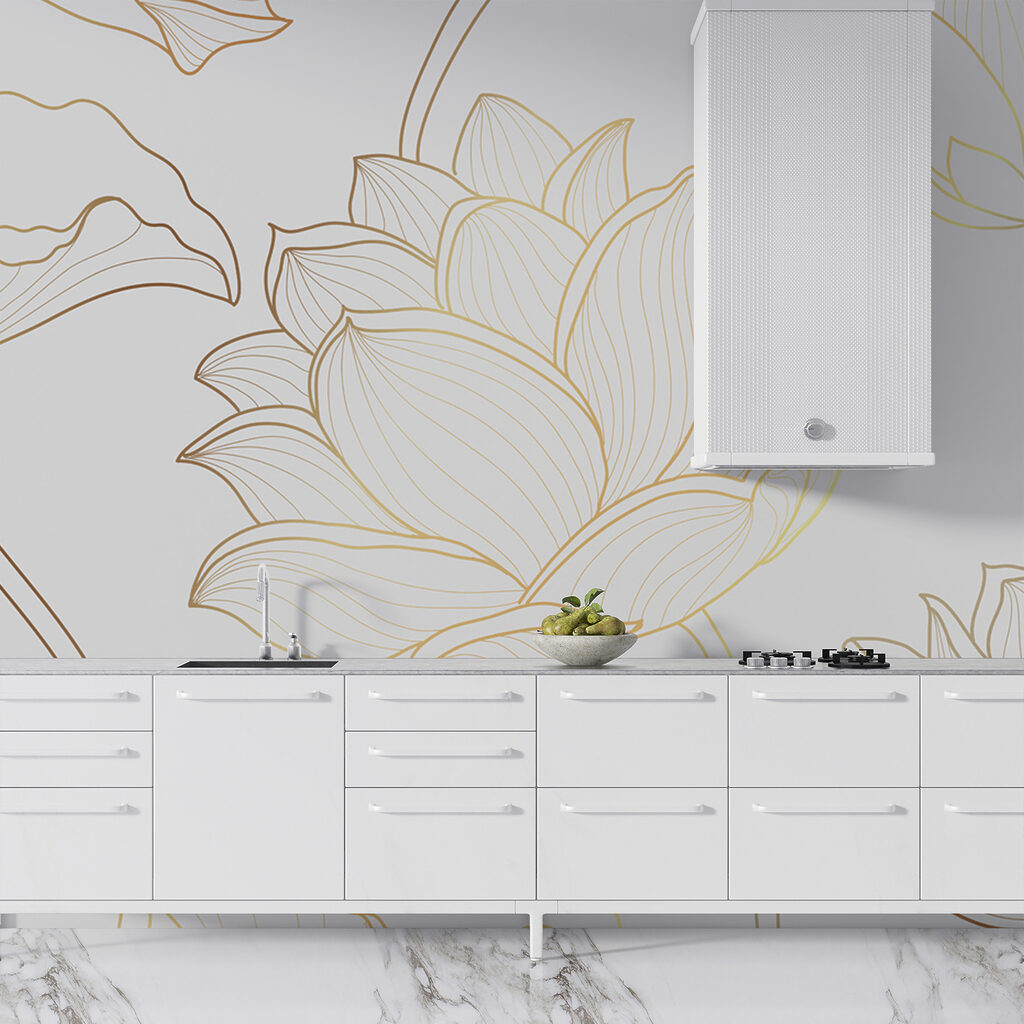 Pattern of flowers on a white background Pattern of flowers on a white background