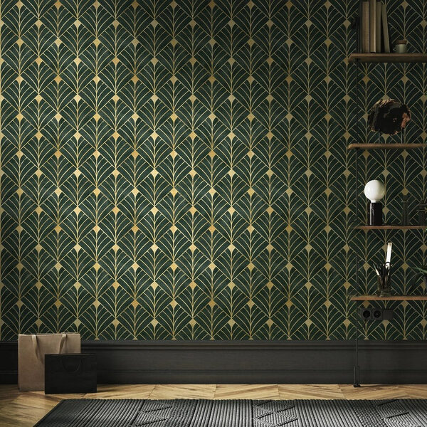 Padrão verde e amarelo Padrão verde e amarelo