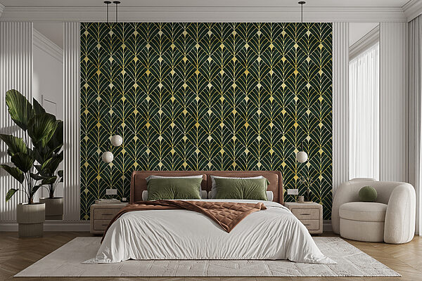 Padrão verde e amarelo Padrão verde e amarelo