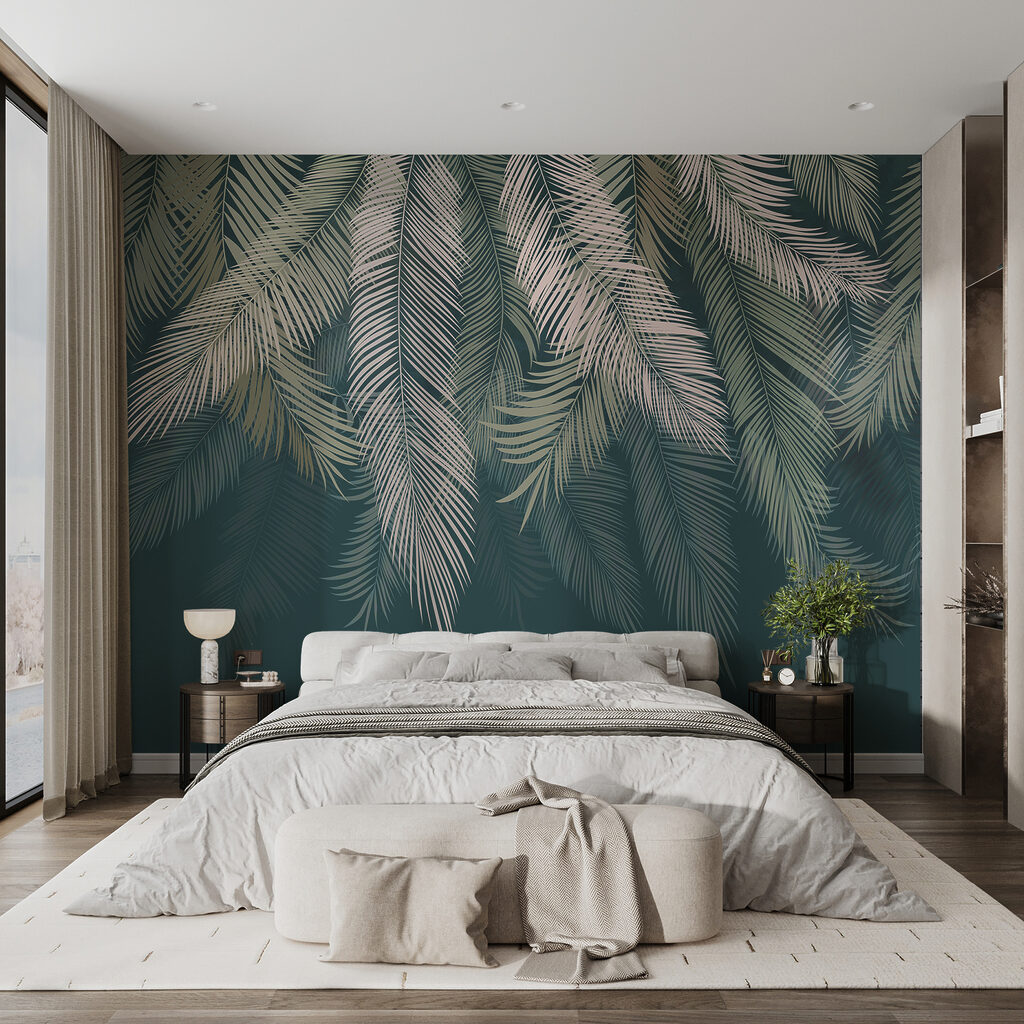 Group of palm leaves Group of palm leaves