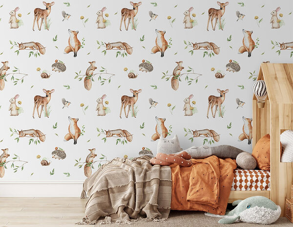 Um padrão de animais e plantas Um padrão de animais e plantas