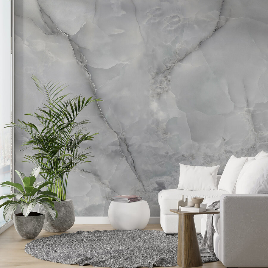 Design elegante com padrão de mármore em tons frios. Design elegante com padrão de mármore em tons frios.