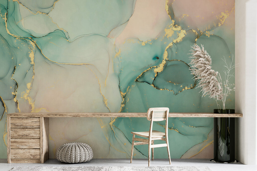 Abstract fluid art in soft colors Abstract fluid art in soft colors