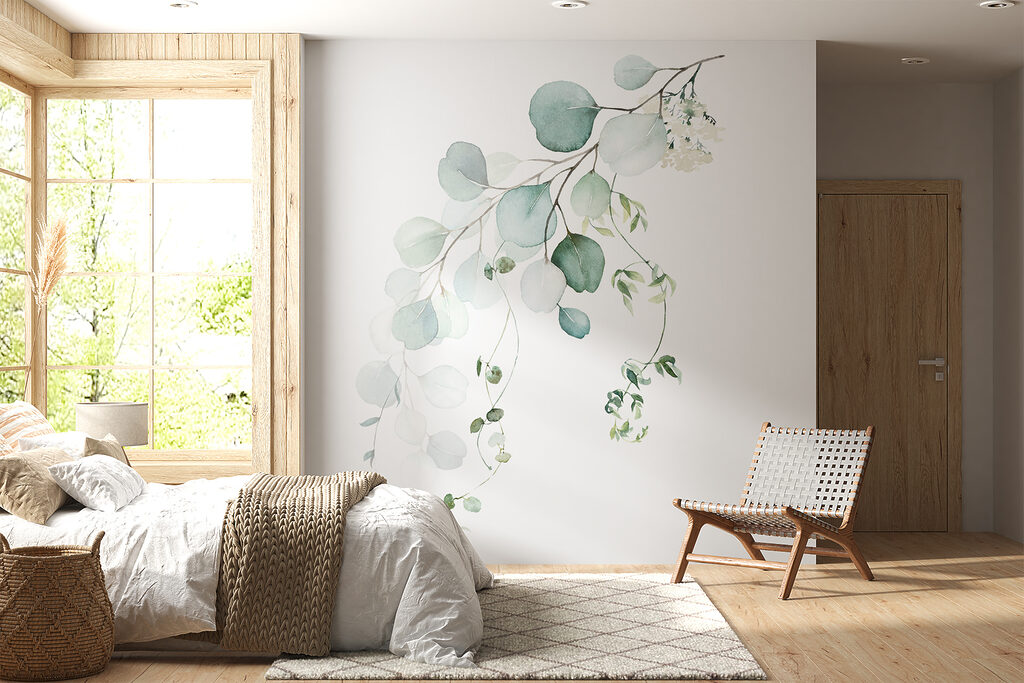 Aguarela de um ramo com folhas u51026pib8r 1024x683 - Aguarela de um ramo com folhas