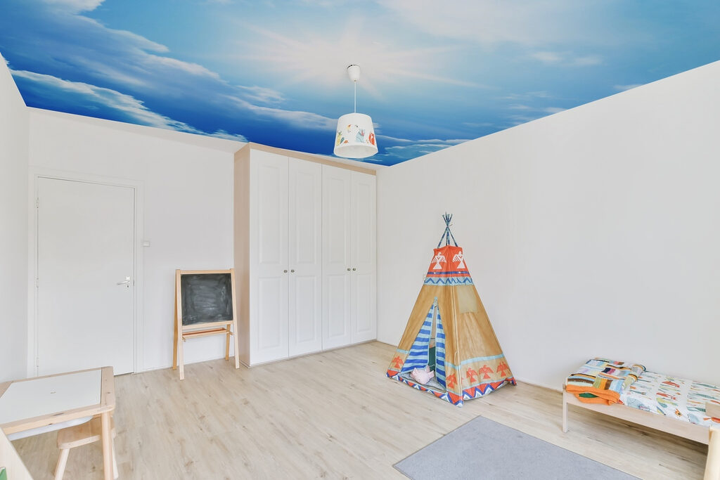 The sun shining through clouds