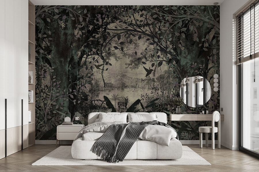 Pintura de árvores e plantas Pintura de árvores e plantas