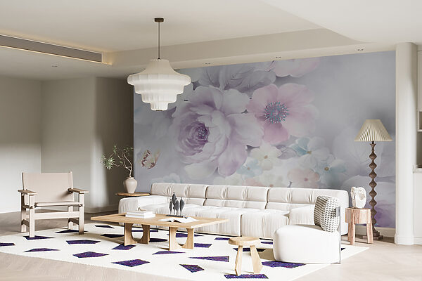Flores suaves em tons pastel. Flores suaves em tons pastel.
