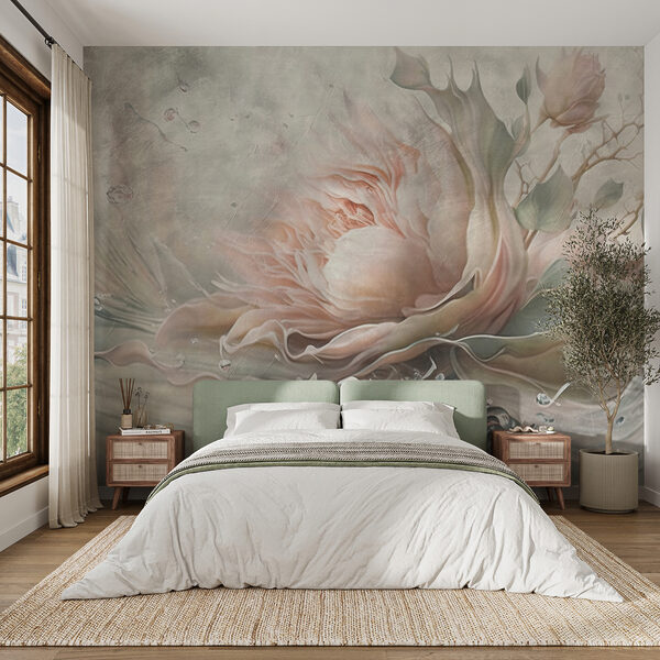 Pintura de uma flor Pintura de uma flor