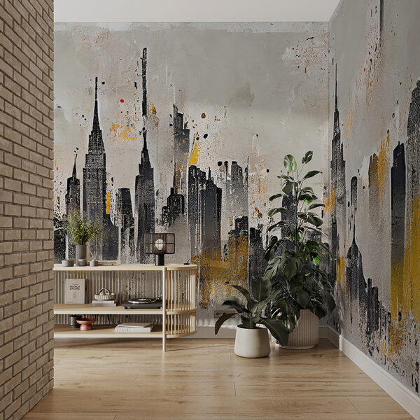 Pintura de uma cidade Pintura de uma cidade