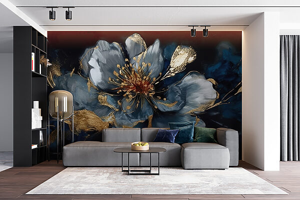 Pintura de uma flor Pintura de uma flor