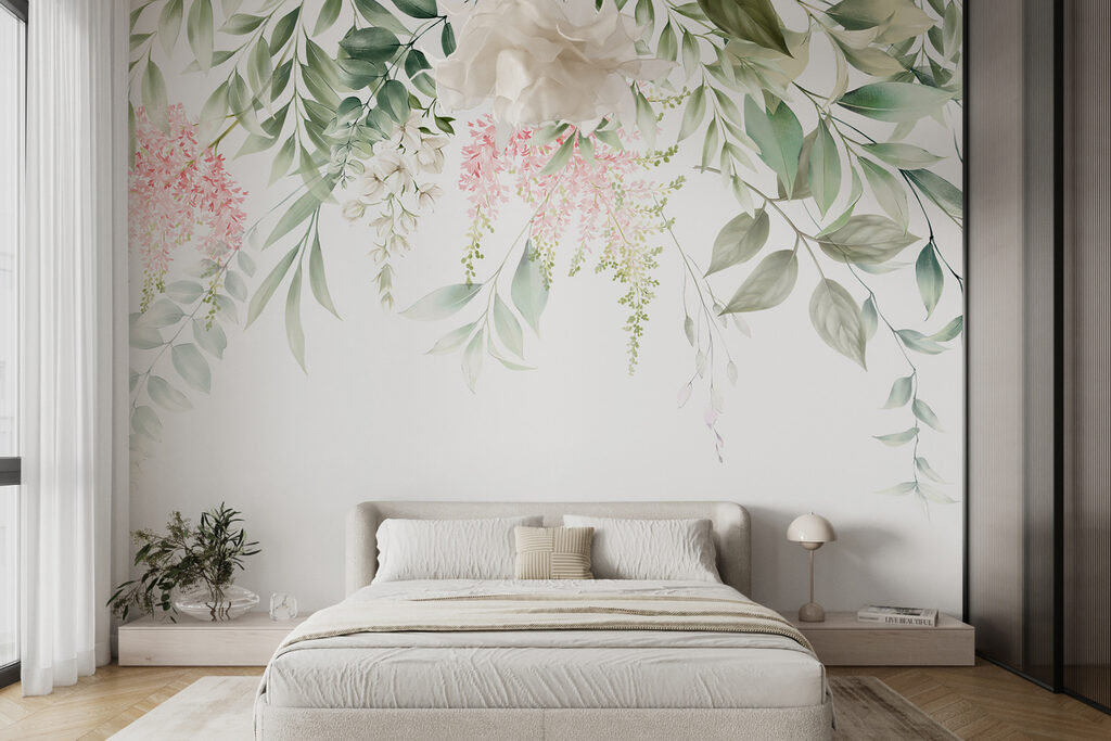 Delicate florals and lush greenery