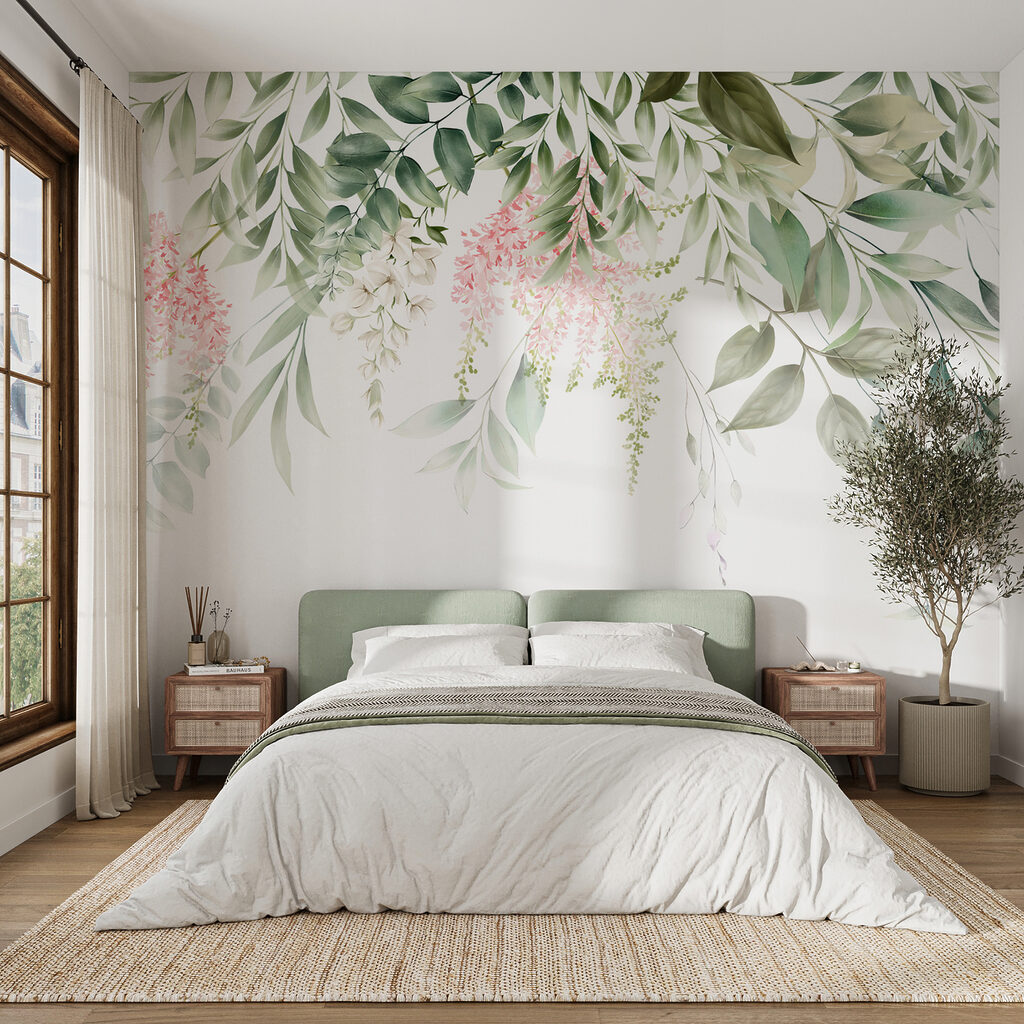 Delicate florals and lush greenery